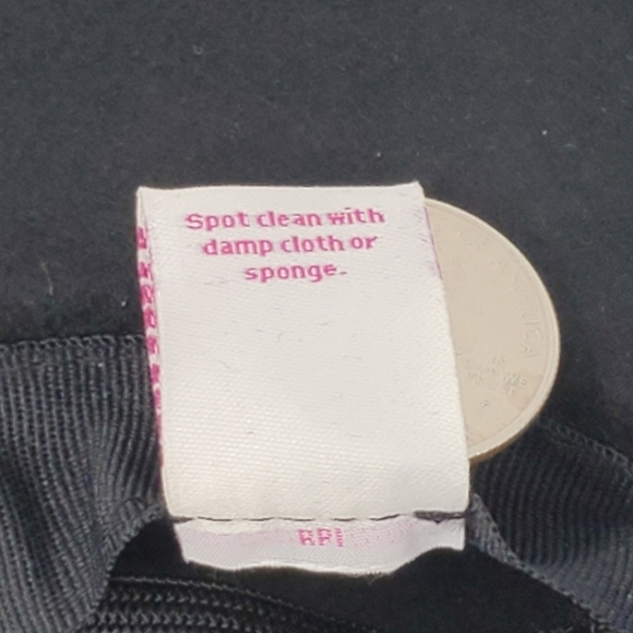 NINE WEST BLACK FEDORA HAT 100% WOOL CHEETAH PRINT BAND WOMEN OS - Picture 10 of 13